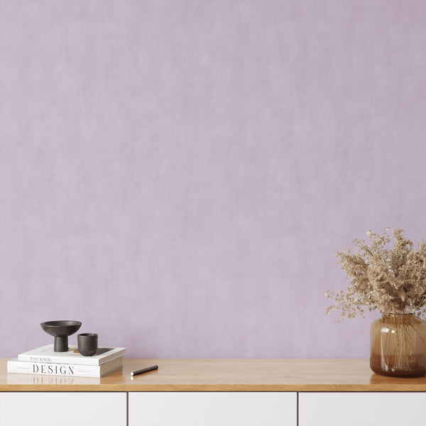 Purple Plaster Look Wallpaper S152