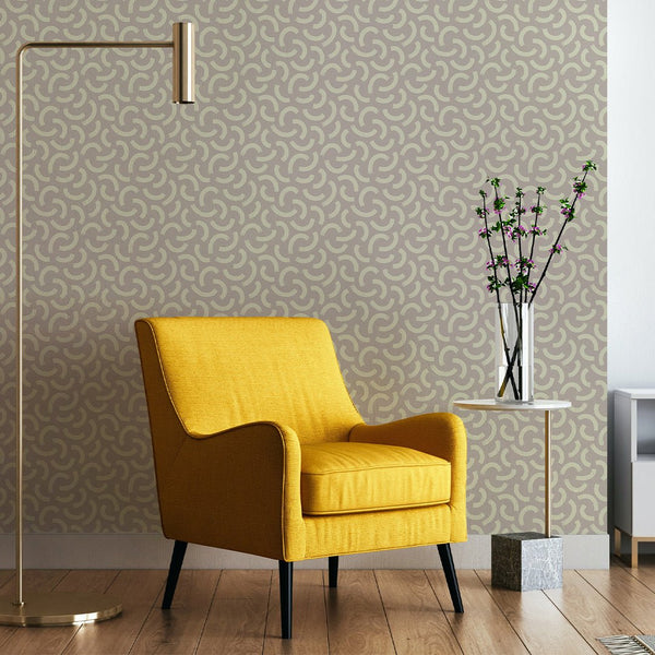 Pastel Yellow Strokes Wallpaper W040 - CostaCover - Peel and stick Removable Wallpaper - Abstract - abstract lines - abstract wall art