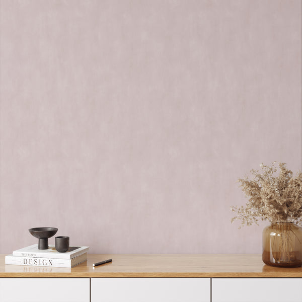 Pink Plaster Look Wallpaper S154