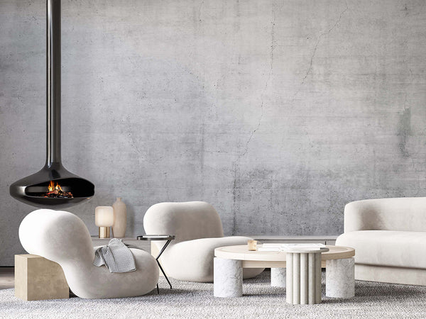 Gray Concrete Texture Wall Mural AM106 - CostaCover - Peel and stick Removable Wallpaper - about walls - Abstract - abstract floral