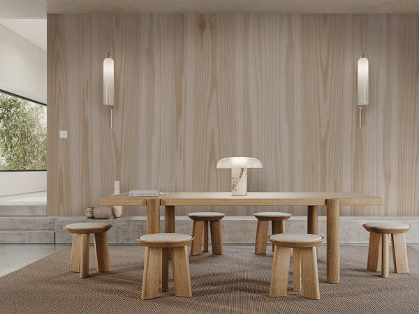 Japandi Wood Texture Wall Mural AM093 - CostaCover - Peel and stick Removable Wallpaper - about walls - Abstract - Abstract Labyrinth Lines