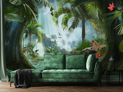 Green Tropics Wall Mural CCM192