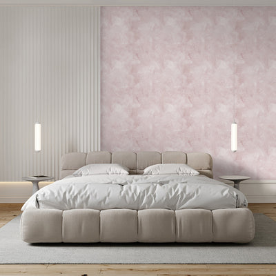 Light Pink Limewash Wallpaper A038