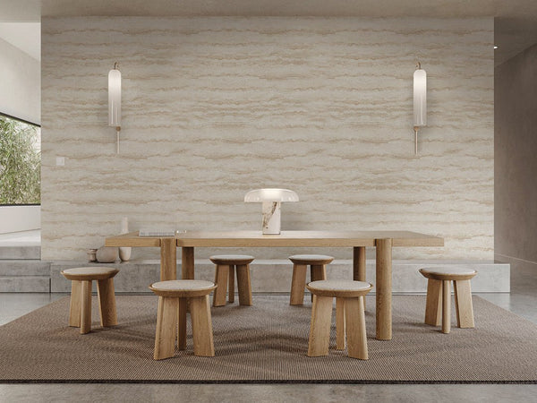 Travertine Texture Wallpaper A013 - CostaCover - Peel and stick Removable Wallpaper - about walls - abstract wall art - abstract wallpaper