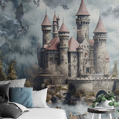 Fantasy Magic Castle Wall Mural WM090