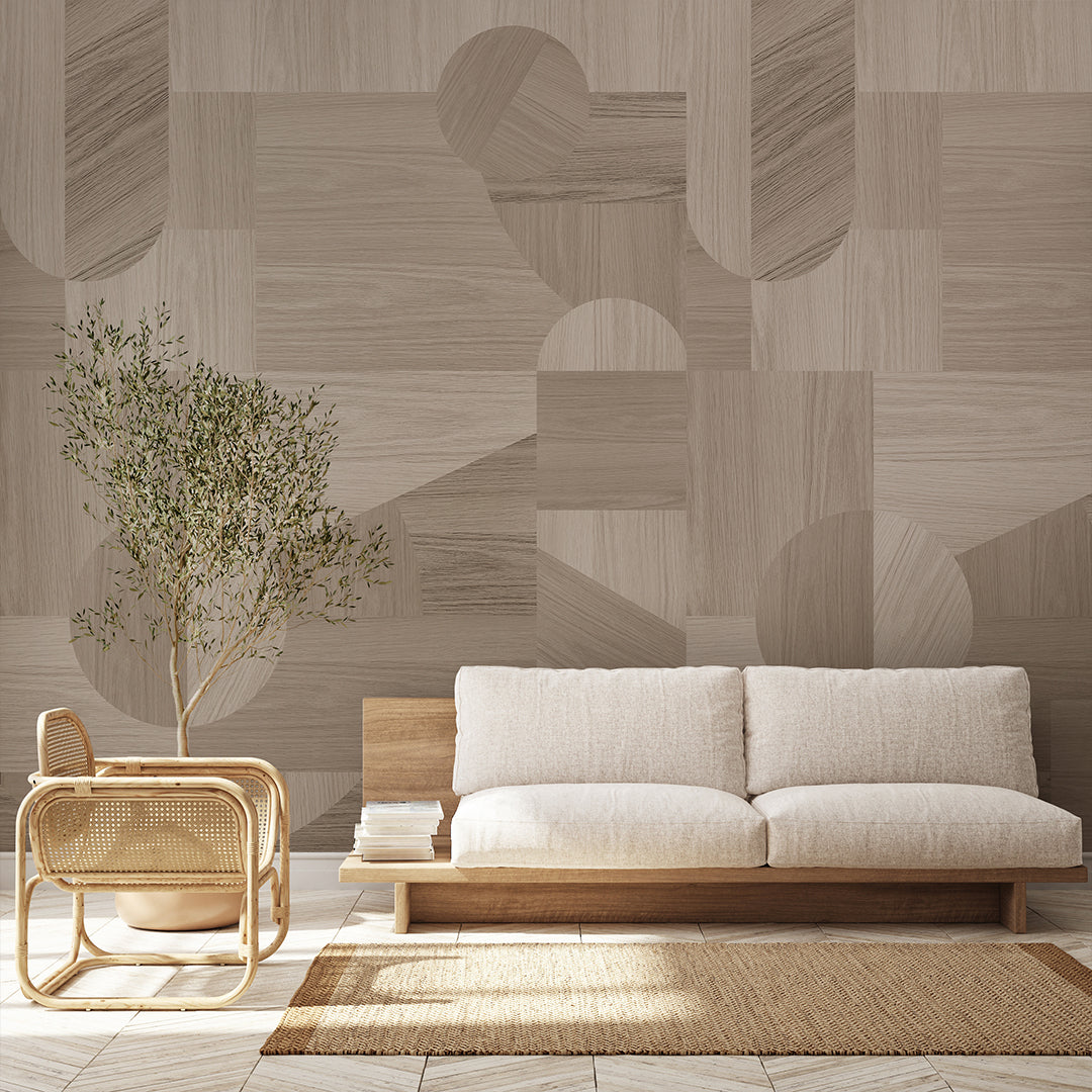 Oak Wood Texture Self Adhesive Wall Mural AM097