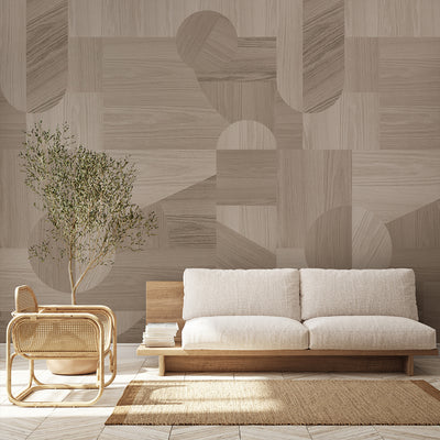 Oak Wood Texture Self Adhesive Wall Mural AM097