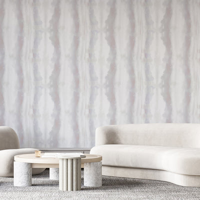 Neutral Watercolor Striped Wall Mural AM171
