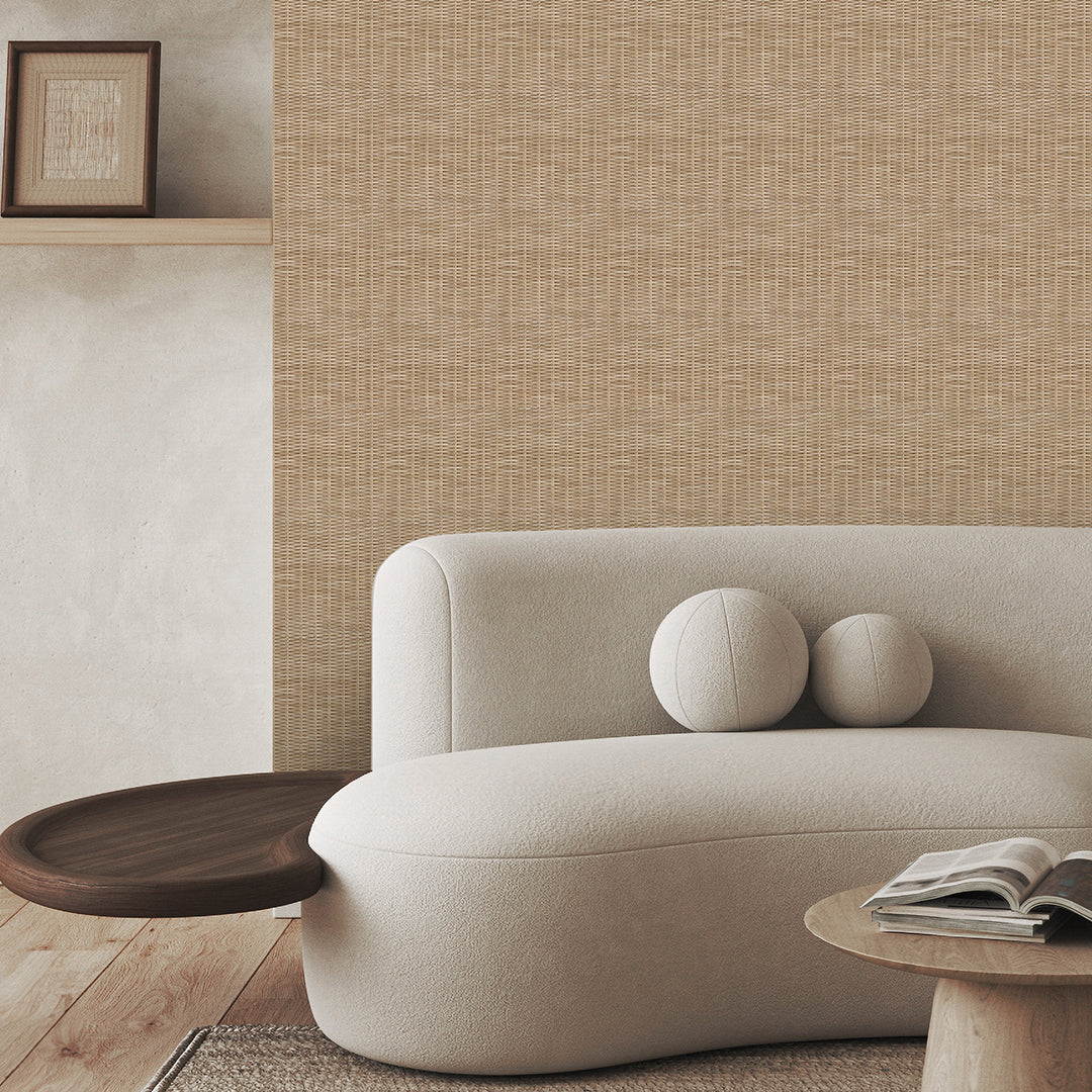 Rattan Weave Look Wallpaper A014