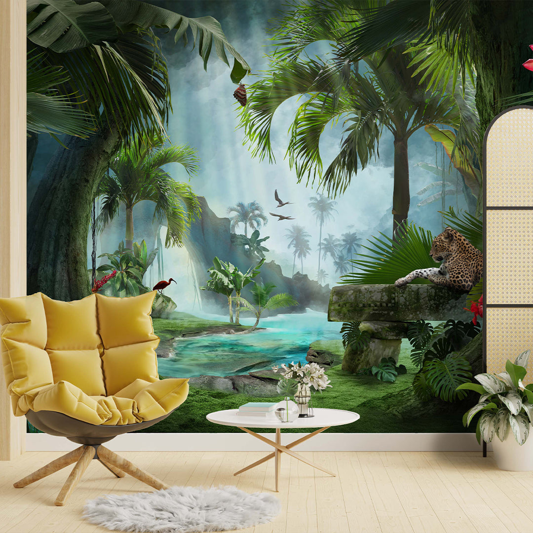 Green Tropics Wall Mural CCM192