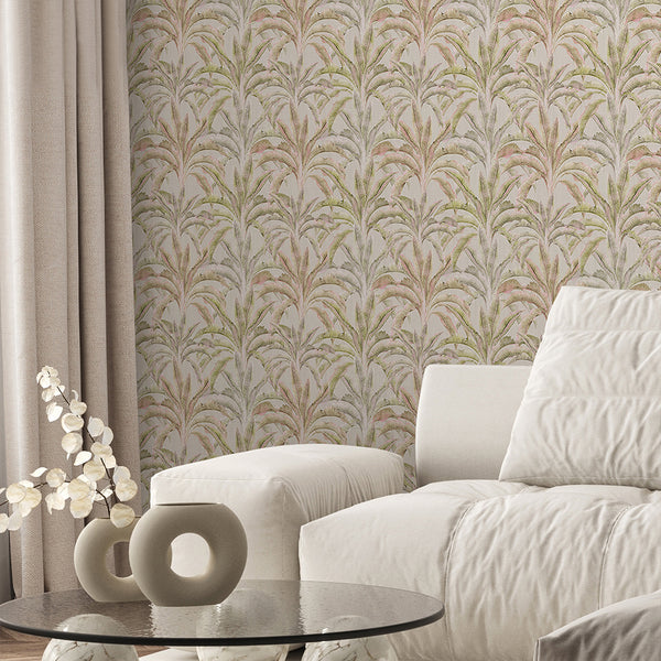 Pastel Banana Leaf Wallpaper A138