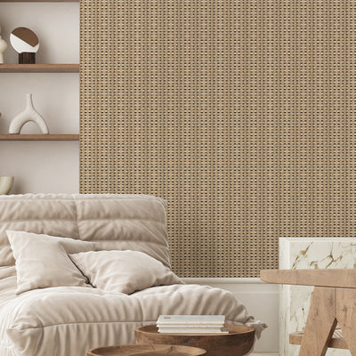 Rattan Weave Texture Wallpaper A015