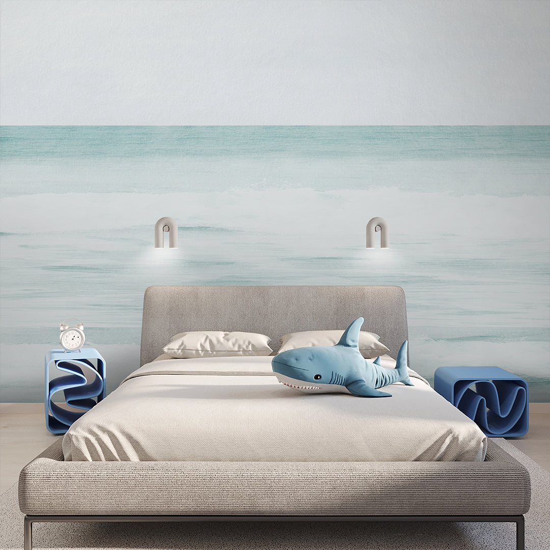 Pastel Ocean View Wall Mural AM167