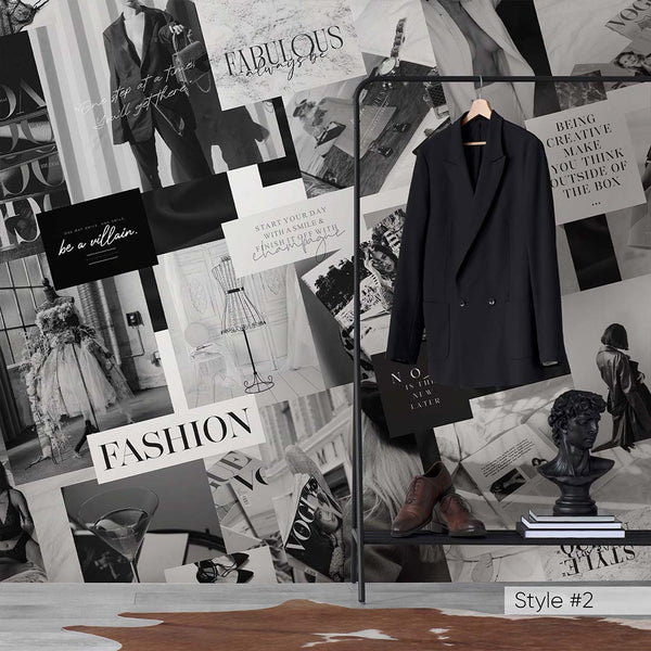 Fashion Style Wall Mural CCM174 - CostaCover - Peel and stick Removable Wallpaper - abstract wall art - abstract wallpaper - accent wallpaper