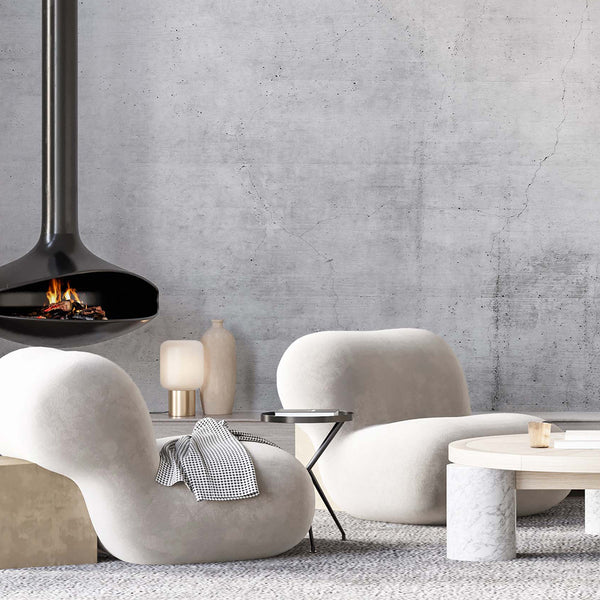 Gray Concrete Texture Wall Mural AM106 - CostaCover - Peel and stick Removable Wallpaper - about walls - Abstract - abstract floral