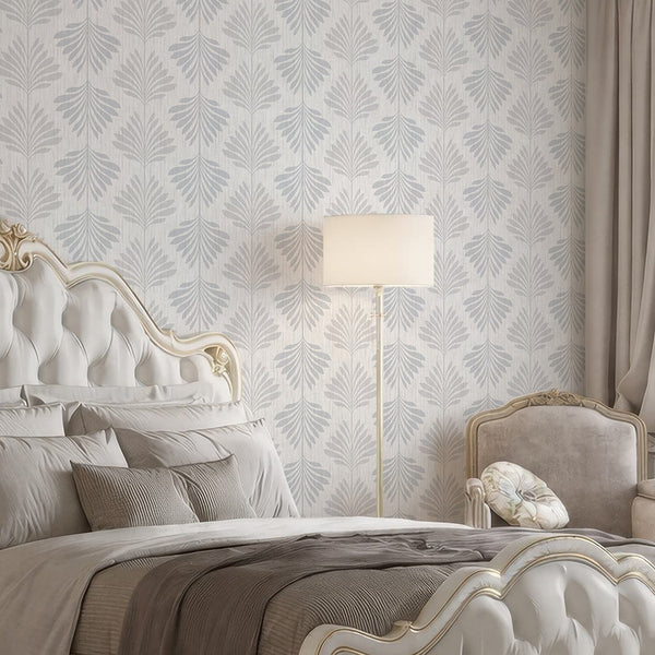 Neutral Palm Leaf Wallpaper L014