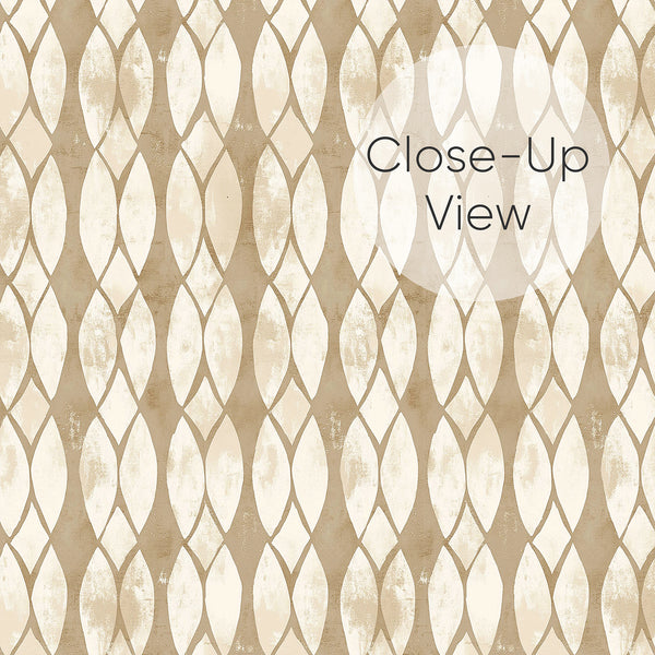 Warm Tan Geometric Wallpaper L075