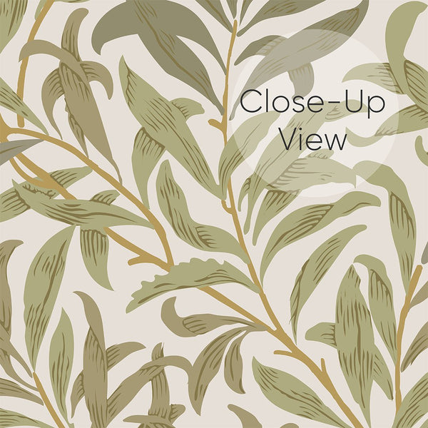 Green Willow Bough by Morris Wallpaper W090 - CostaCover - Peel and stick Removable Wallpaper - abstract wall art - abstract wallpaper - accent wallpaper