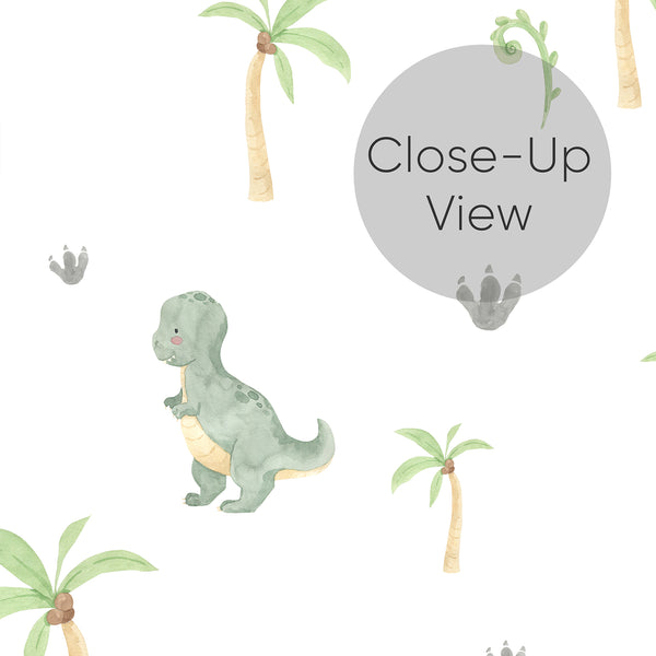 Dinosaur Palm Tree Wallpaper L144