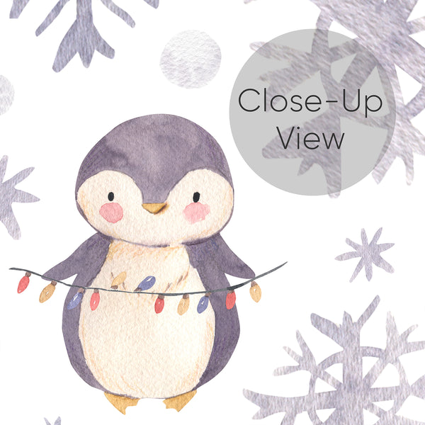 Penguin Nursery Wallpaper L140