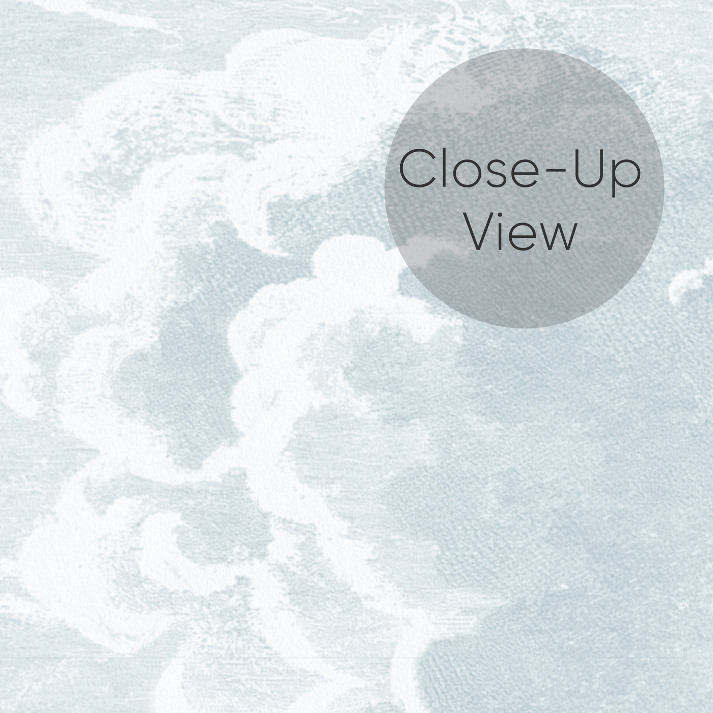 Blue Vintage Cloud Wall Mural AM170