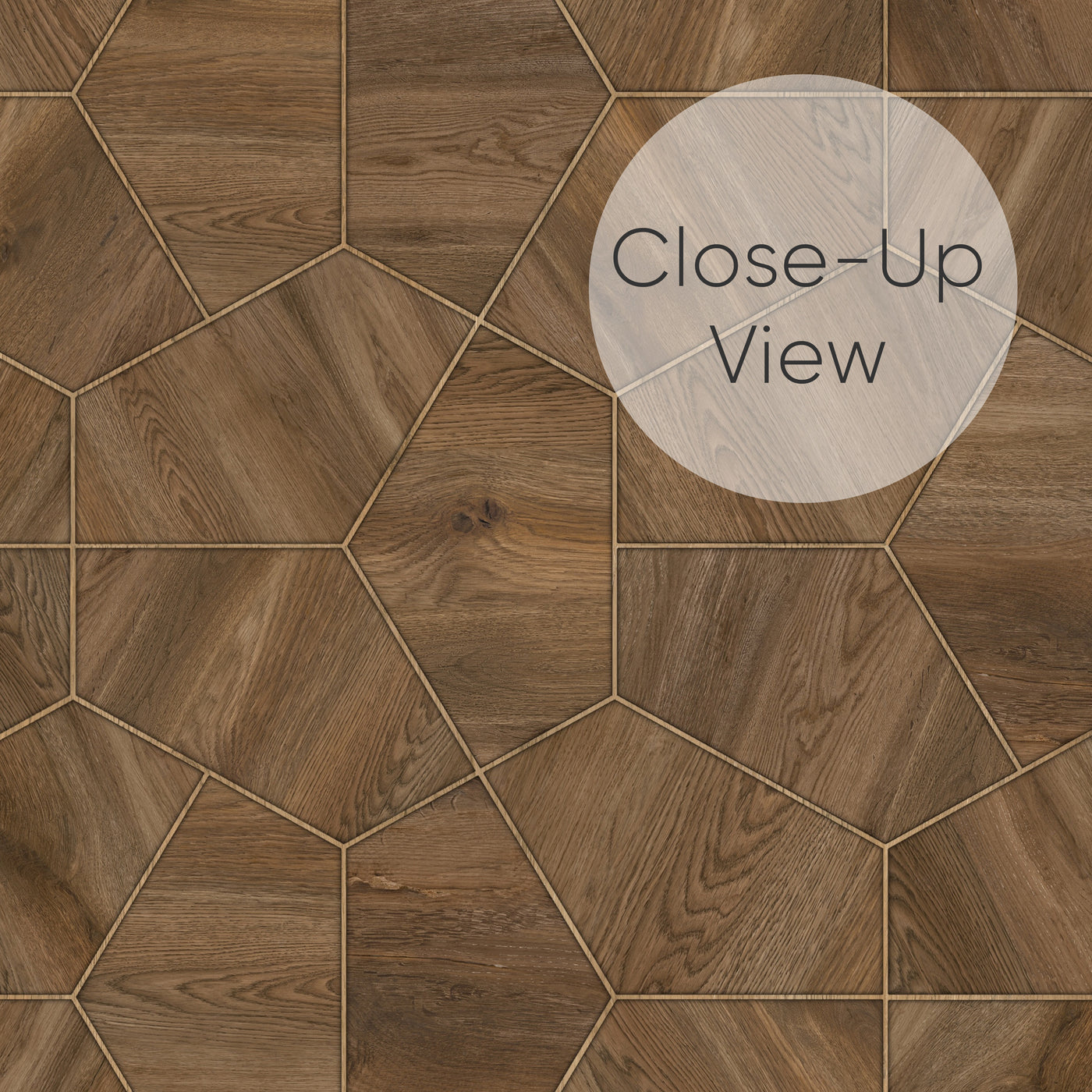 Wood Veneer Mosaic Wallpaper A017