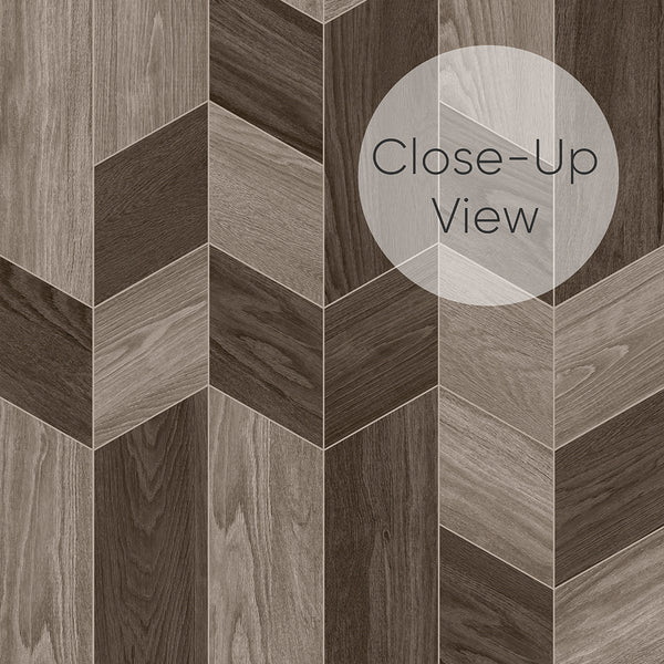 Brown Beige Wood Mosaic Wallpaper A020 - CostaCover - Peel and stick Removable Wallpaper - about walls - abstract wallpaper - accent wallpaper