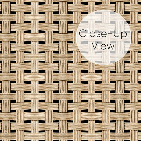 Rattan Weave Effect Style 2 Wallpaper A015 - CostaCover - Peel and stick Removable Wallpaper - about walls - accent wallpaper - adhesive wallpaper