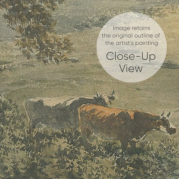 Rural Retro Landscape Wall Mural AM080 - CostaCover - Peel and stick Removable Wallpaper - about walls - abstract paint - abstract wall art