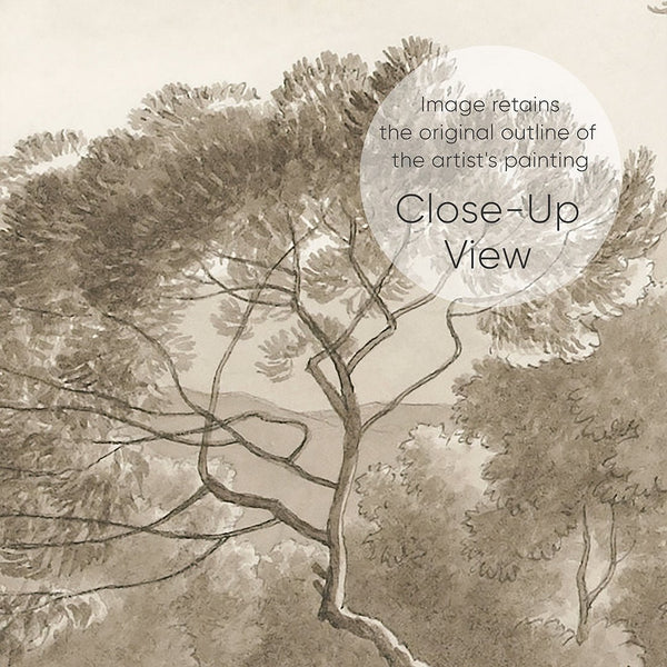 Vintage Italian Landscape Wall Mural AM083 - CostaCover - Peel and stick Removable Wallpaper - 3d wall painting - about walls - abstract wall art