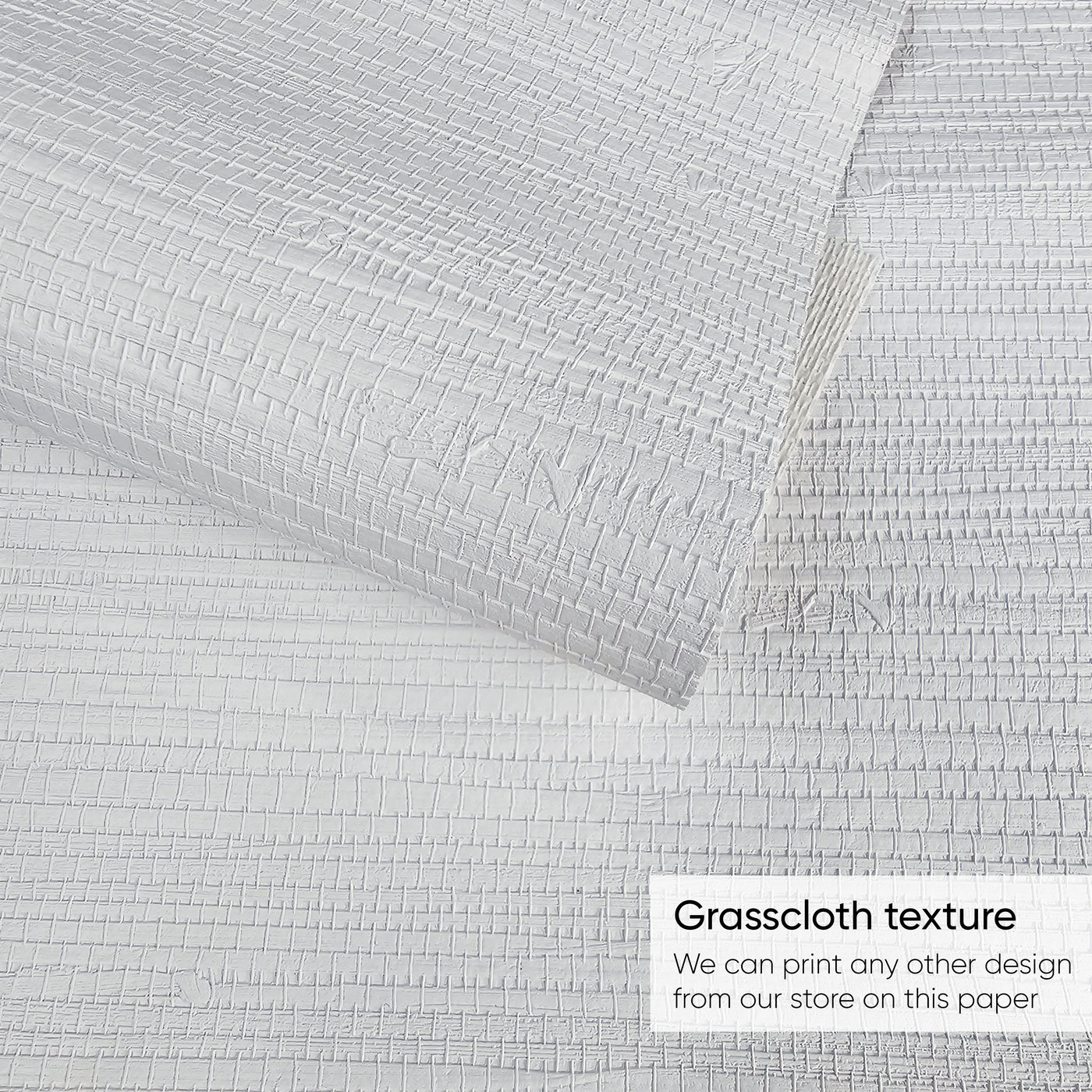 Neutral Stitched Grid Grasscloth Wallpaper CG031