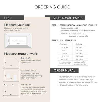 Green Japanese Cranes Wall Mural WM110
