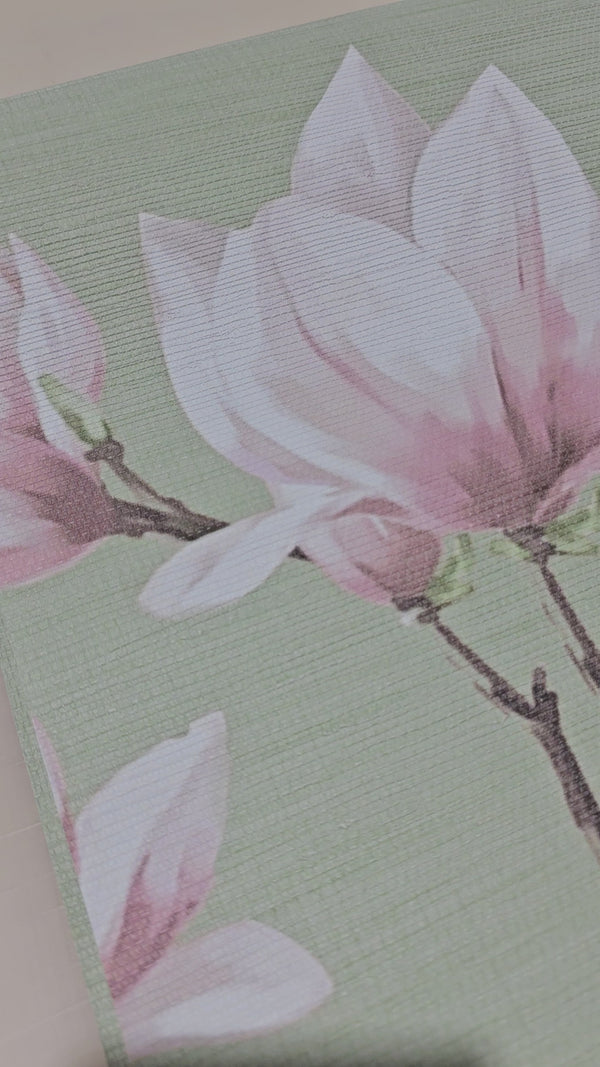 SaleCG010 Lot#1  Sakura Grasscloth Wall Mural