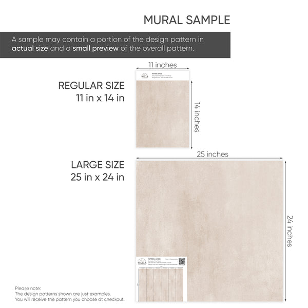 Light Gray Plaster Wall Mural AM069