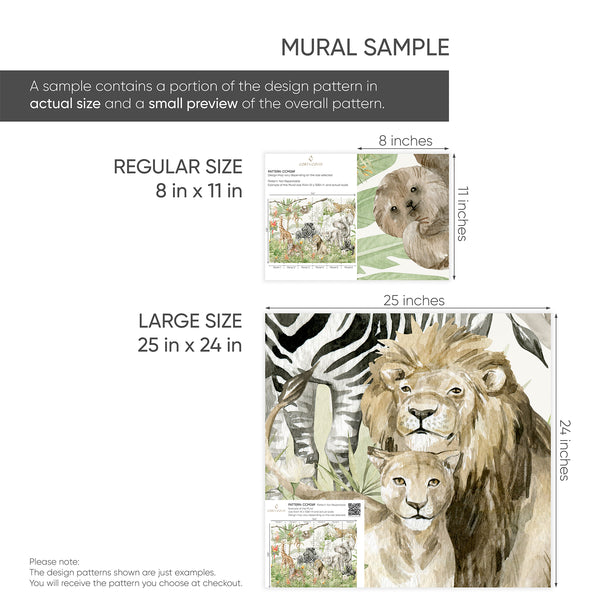 Black White Brushstroke Wall Mural AM189