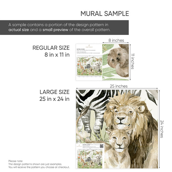 Light Birds Jungle Wall Mural AM185