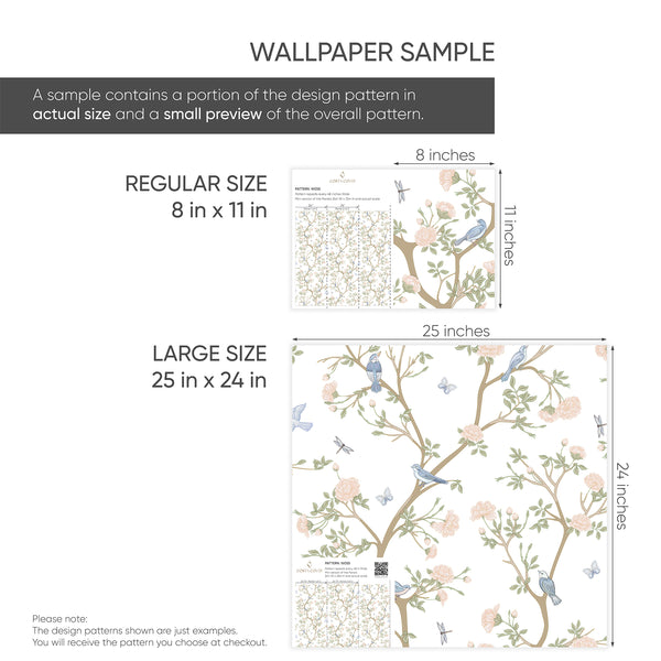Gray Green Tropical Coastal Wallpaper A130