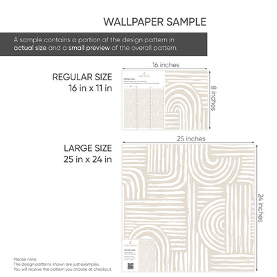 Green Beige Prism Wallpaper CC303