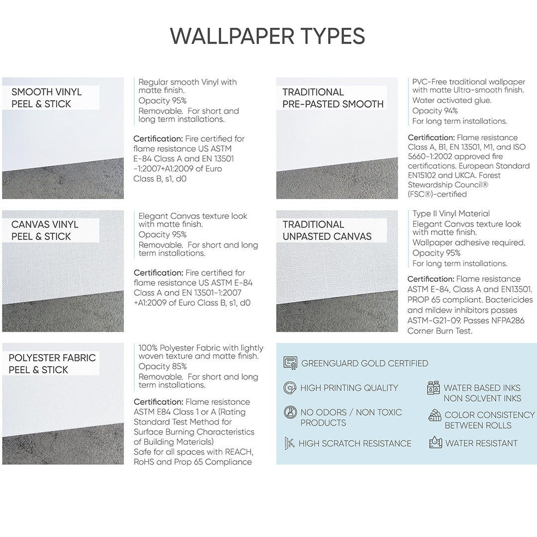 Pastel Gray, Blue Space Wall Mural WM076