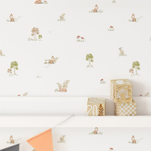 Fox Nursery Wallpaper A132