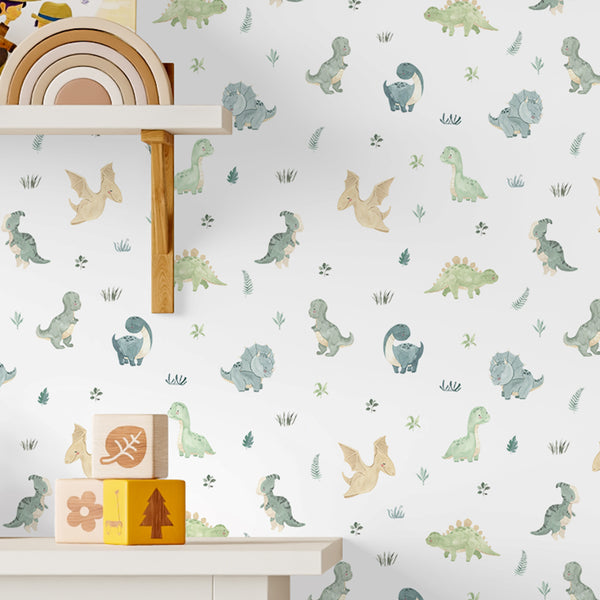 Dinosaur Nursery Wallpaper L142