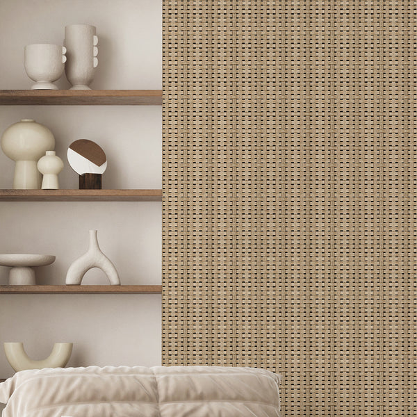 Rattan Weave Effect Style #2 Wallpaper A015