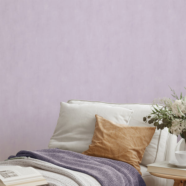 Purple Plaster Look Wallpaper S152