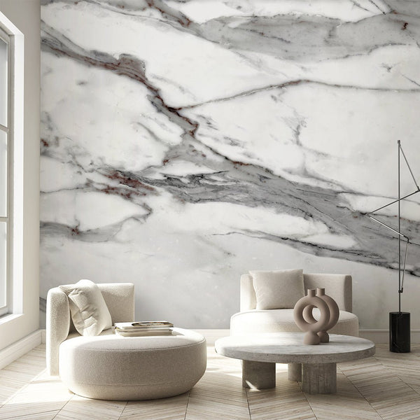 Gray Calacatta Marble Wall Mural CCM198 - CostaCover - Peel and stick Removable Wallpaper - Abstract - abstract marble - abstract mural