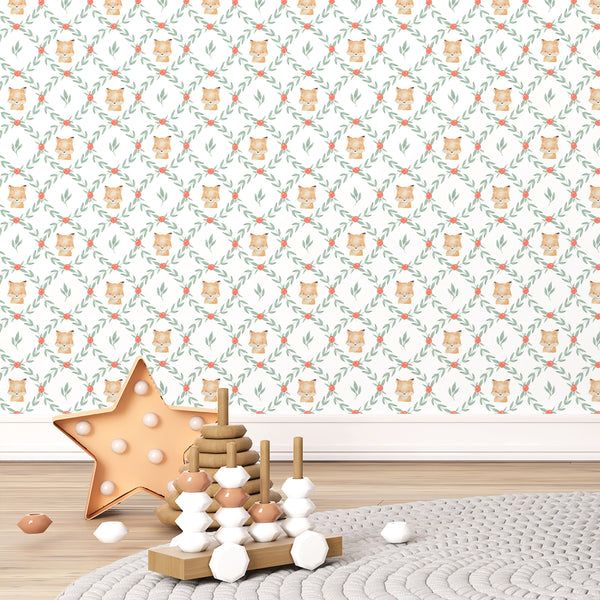 Fox Nursery Wallpaper L135