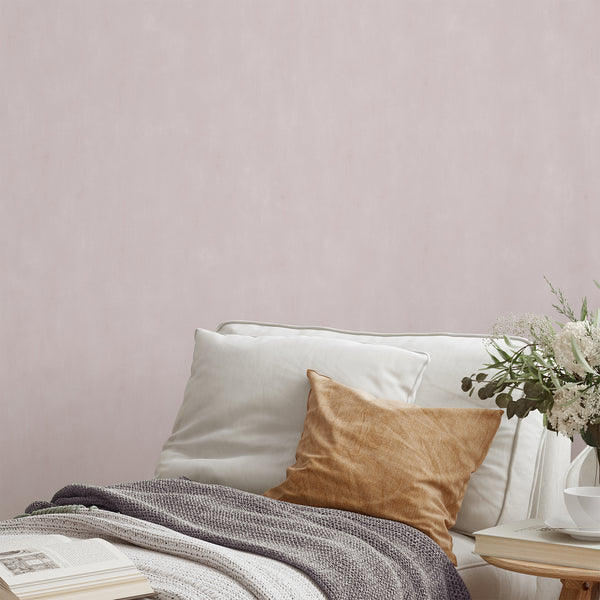 Pink Plaster Look Wallpaper S154