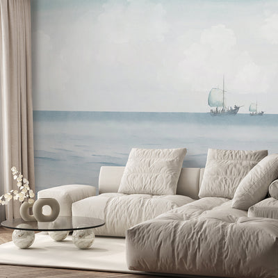 Blue Ocean View Wall Mural AM165