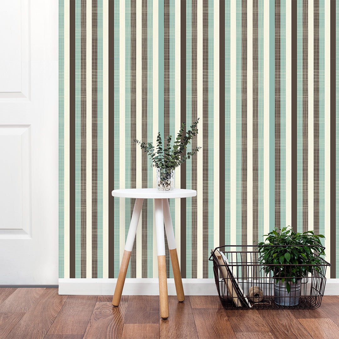 Aqua Blown Lines Wallpaper