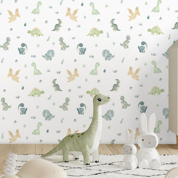 Dinosaur Nursery Wallpaper L142