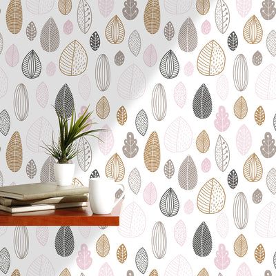 Minimalistic Leaves Wallpaper CC150